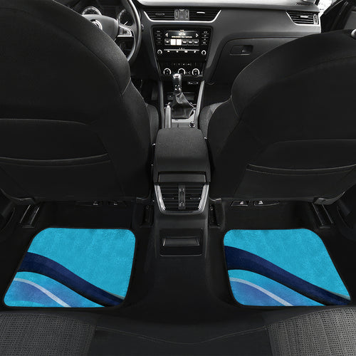 Custom India Cricket Car Mats 2024 World Cup Go Men in Blue