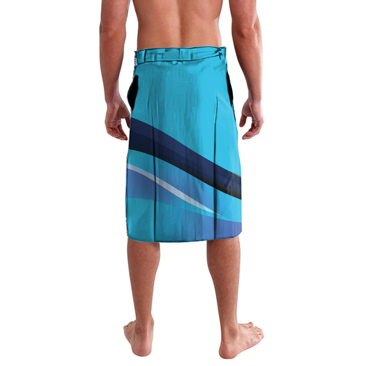 Custom India Cricket Lavalava 2024 World Cup Go Men in Blue