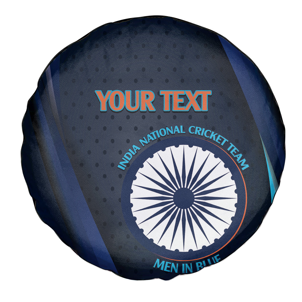 Custom India Cricket Spare Tire Cover 2024 World Cup Go Men in Blue