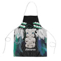 Aotearoa Korowai Motif Apron Hei Tiki Poutama Maori Pattern - Aussie Hoodie