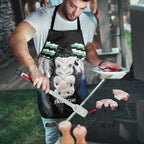 Aotearoa Korowai Motif Apron Hei Tiki Poutama Maori Pattern - Aussie Hoodie