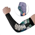 Aotearoa Korowai Motif Arm Sleeves Hei Tiki Poutama Maori Pattern - Aussie Hoodie