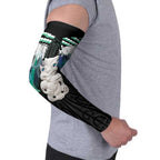 Aotearoa Korowai Motif Arm Sleeves Hei Tiki Poutama Maori Pattern - Aussie Hoodie