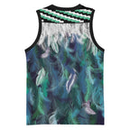 Aotearoa Korowai Motif Basketball Jersey Hei Tiki Poutama Maori Pattern - Aussie Hoodie