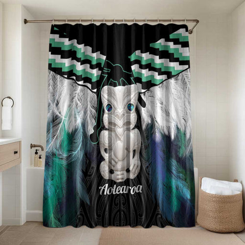 Aotearoa Korowai Motif Bathroom Set Hei Tiki Poutama Maori Pattern - Aussie Hoodie