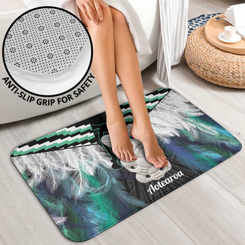 Aotearoa Korowai Motif Bathroom Set Hei Tiki Poutama Maori Pattern - Aussie Hoodie