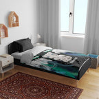 Aotearoa Korowai Motif Bedding Set Hei Tiki Poutama Maori Pattern