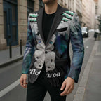 Aotearoa Korowai Motif Blazer Hei Tiki Poutama Maori Pattern - Aussie Hoodie