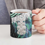 Aotearoa Korowai Motif Ceramic Mug Hei Tiki Poutama Maori Pattern - Aussie Hoodie