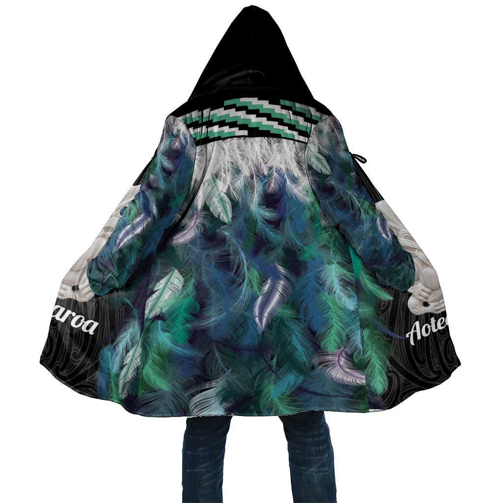Aotearoa Korowai Motif Cloak Hei Tiki Poutama Maori Pattern - Aussie Hoodie