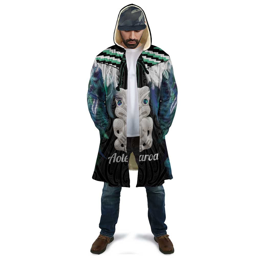Aotearoa Korowai Motif Cloak Hei Tiki Poutama Maori Pattern - Aussie Hoodie