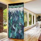 Aotearoa Korowai Motif Door Cover Hei Tiki Poutama Maori Pattern - Aussie Hoodie