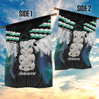 Aotearoa Korowai Motif Garden Flag Hei Tiki Poutama Maori Pattern