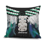Aotearoa Korowai Motif Pillow Cover Hei Tiki Poutama Maori Pattern - Aussie Hoodie