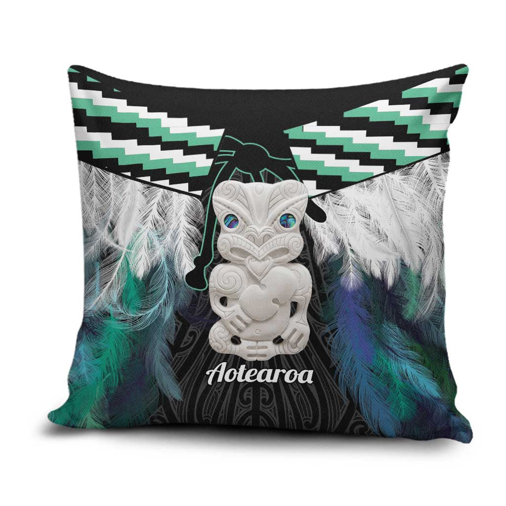 Aotearoa Korowai Motif Pillow Cover Hei Tiki Poutama Maori Pattern - Aussie Hoodie
