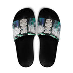 Aotearoa Korowai Motif Slide Sandals Hei Tiki Poutama Maori Pattern - Aussie Hoodie