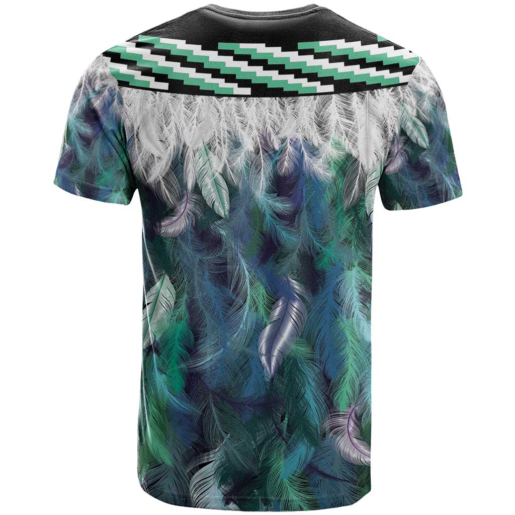 Aotearoa Korowai Motif T Shirt Hei Tiki Poutama Maori Pattern