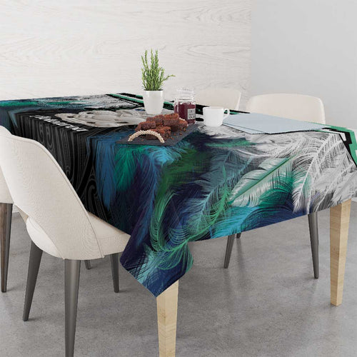 Aotearoa Korowai Motif Tablecloth Hei Tiki Poutama Maori Pattern