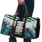 Aotearoa Korowai Motif Travel Bag Hei Tiki Poutama Maori Pattern - Aussie Hoodie