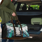 Aotearoa Korowai Motif Travel Bag Hei Tiki Poutama Maori Pattern - Aussie Hoodie