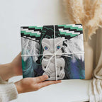 Aotearoa Korowai Motif Wrapping Paper Hei Tiki Poutama Maori Pattern - Aussie Hoodie