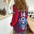 Personalised United States Rugby Women Casual Shirt USA Go Eagles Pacific 2023 LT14