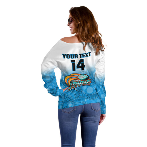 personalised-australia-rugby-off-shoulder-sweater-queensland-northern-pride-indigenous-art