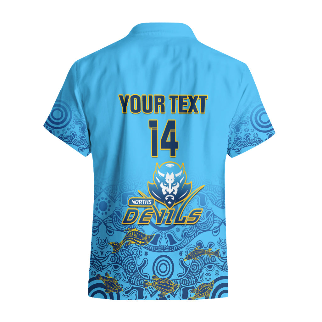personalised-australia-rugby-hawaiian-shirt-norths-devils-indigenous-art