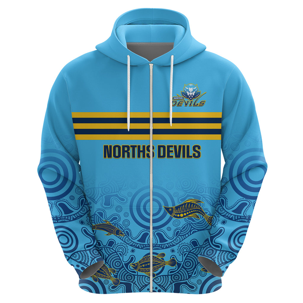 personalised-australia-rugby-hoodie-norths-devils-indigenous-art