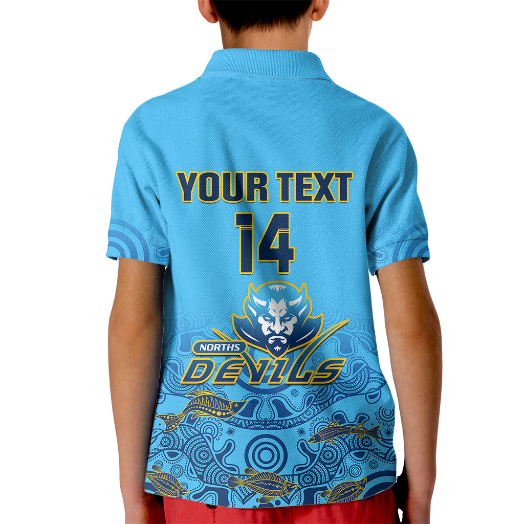 personalised-australia-rugby-kid-polo-shirt-norths-devils-indigenous-art