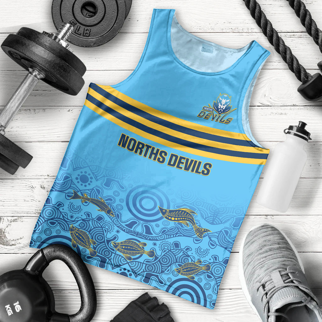 personalised-australia-rugby-men-tank-top-norths-devils-indigenous-art