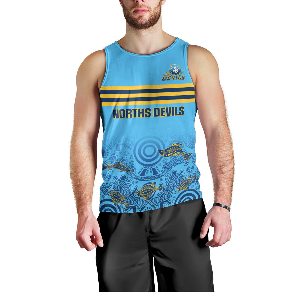 personalised-australia-rugby-men-tank-top-norths-devils-indigenous-art
