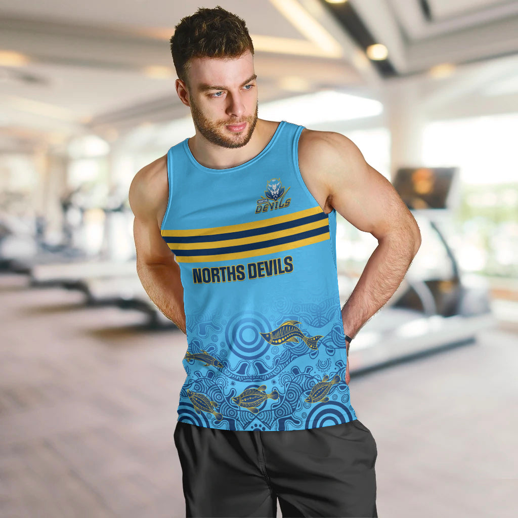 personalised-australia-rugby-men-tank-top-norths-devils-indigenous-art