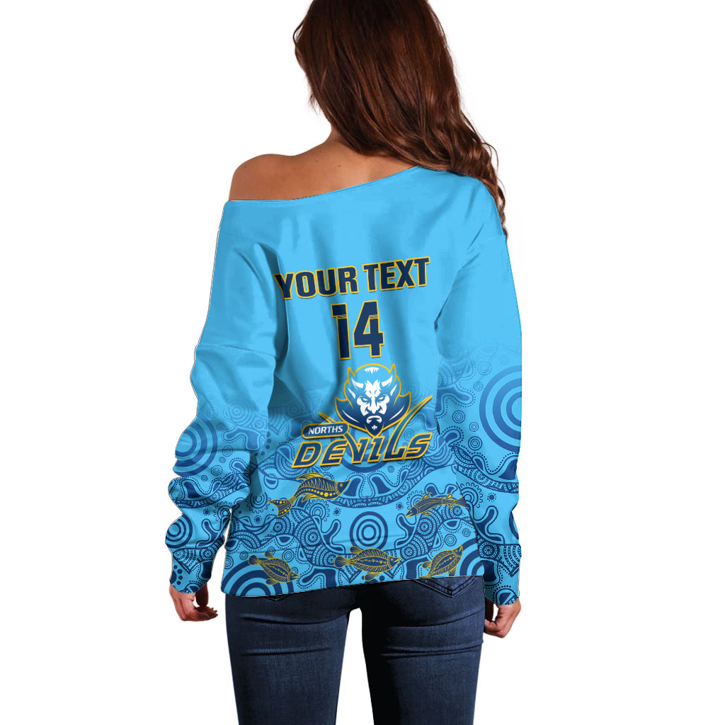 personalised-australia-rugby-off-shoulder-sweater-norths-devils-indigenous-art