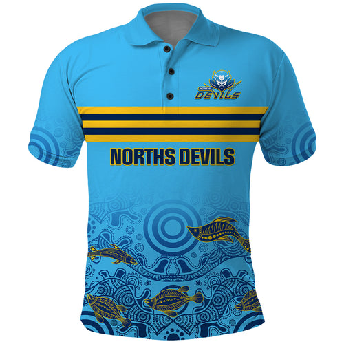 personalised-australia-rugby-polo-shirt-norths-devils-indigenous-art