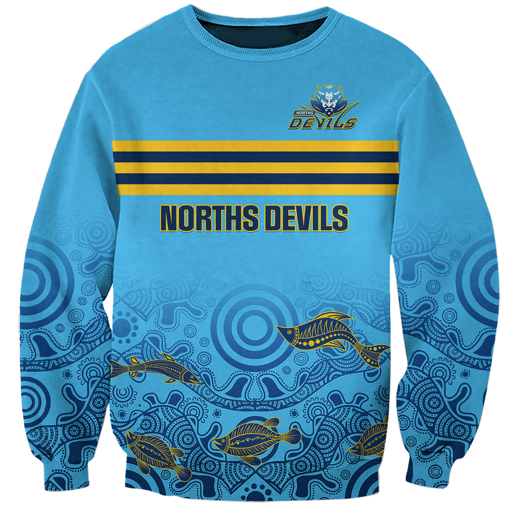 personalised-australia-rugby-sweatshirt-norths-devils-indigenous-art