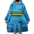 personalised-australia-rugby-wearable-blanket-hoodie-norths-devils-indigenous-art