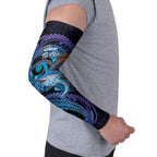 Personalised Blue Marlin Fishing New Zealand Arm Sleeves NZ Kiwi Cowboy Born To Fish