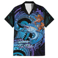Personalised Blue Marlin Fishing New Zealand Hawaiian Shirt NZ Kiwi Cowboy Born To Fish