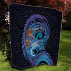 Personalised Blue Marlin Fishing New Zealand Quilt NZ Kiwi Cowboy Born To Fish