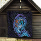 Personalised Blue Marlin Fishing New Zealand Quilt NZ Kiwi Cowboy Born To Fish