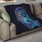 Personalised Blue Marlin Fishing New Zealand Quilt NZ Kiwi Cowboy Born To Fish