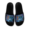 Personalised Blue Marlin Fishing New Zealand Slide Sandals NZ Kiwi Cowboy Born To Fish