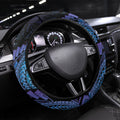 Blue Marlin Fishing New Zealand Steering Wheel Cover NZ Kiwi Cowboy Born To Fish
