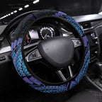 Blue Marlin Fishing New Zealand Steering Wheel Cover NZ Kiwi Cowboy Born To Fish