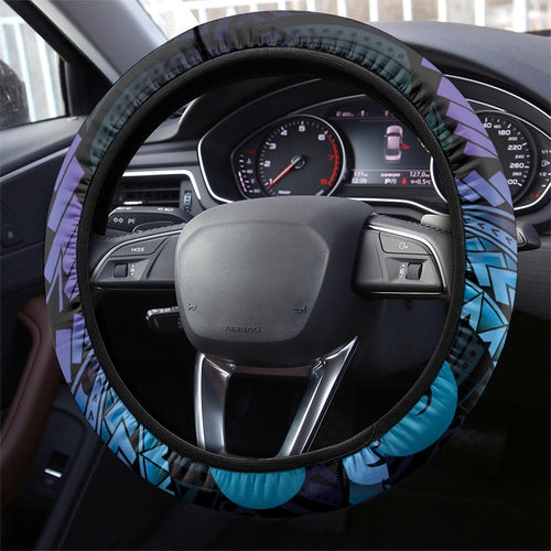 Blue Marlin Fishing New Zealand Steering Wheel Cover NZ Kiwi Cowboy Born To Fish