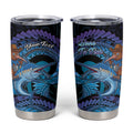 Personalised Blue Marlin Fishing New Zealand Tumbler Cup NZ Kiwi Cowboy Born To Fish