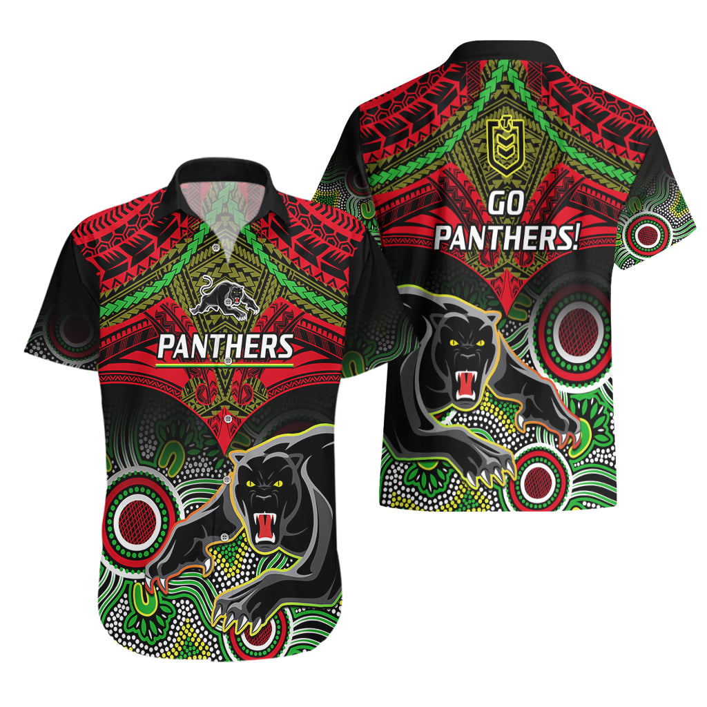 panthers-rugby-hawaiian-shirt-penrith-1966-aboriginal-mix-polynesian-pattern