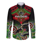 panthers-rugby-long-sleeve-button-shirt-penrith-1966-aboriginal-mix-polynesian-pattern