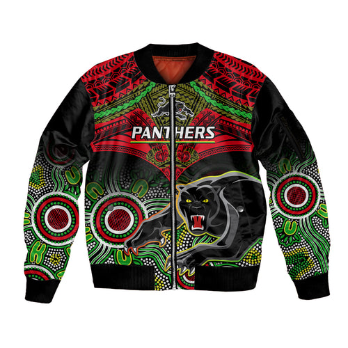 panthers-rugby-sleeve-zip-bomber-jacket-penrith-1966-aboriginal-mix-polynesian-pattern